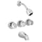 Keeney Mfg Bath Tub and Shower Faucet, Polished Chrome, Wall 3060W - alternate 1